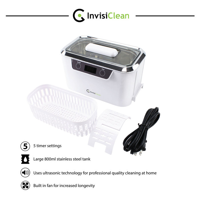 InvisiClean Pro Elite Ultrasonic Jewelry Cleaner & Reviews Wayfair